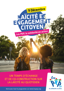 Affiche Laïcité et engagement citoyen