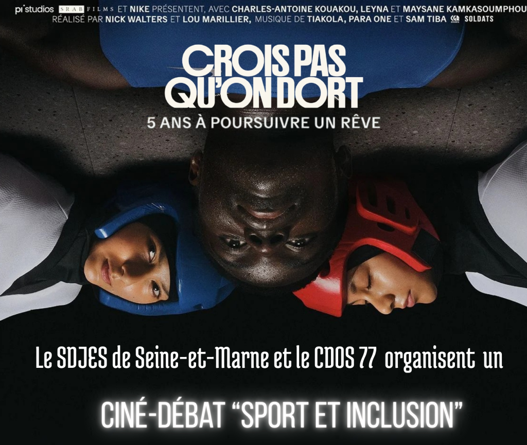 Les PEP 77 engagés pour le sport inclusif participent à un ciné-débat à Melun